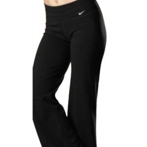 Nike Dri Fit Wide Leg Yoga Pant - Black